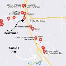 Accès Académie BeWoman - Maps 7 cartes