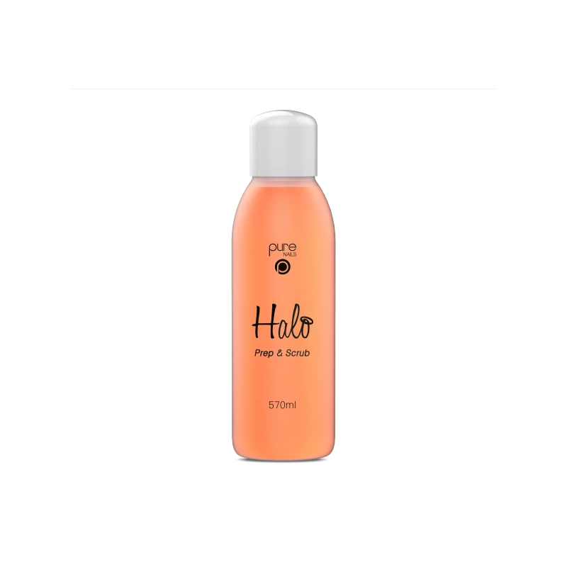 Halo Nail Prep & Scrub 570ml Orange