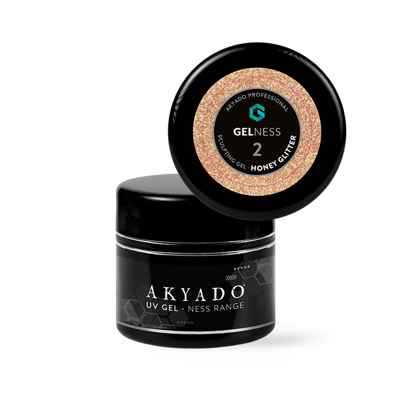 GelNess Gel Honey Glitter Or 50g  Akyado