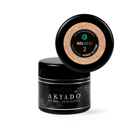 GelNess Gel Honey Glitter Or 50g  Akyado