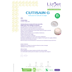 CUTISAIN Crème Soin Intense Cuticules - Lyzbet 15ml