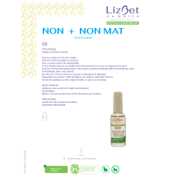 NON-MÂT Vernis amer Mat - Kératine et Vitamine E - Lizbet 16ml