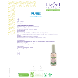 PURE Vernis Soin anti jaunissement avec Vitamine E - Lizbet 16ml