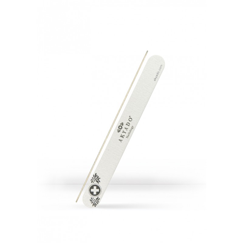 10 Zebra Bois mince 100/180 pour Ongles Naturels Akyado