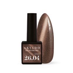 Akyado VSP 26.04 Brun chocolat léger avec effet cat eyes