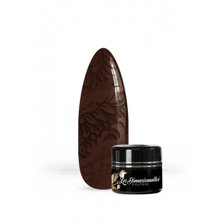 Gel 3D 008 Nail art volume Chocolat 5g Akyado