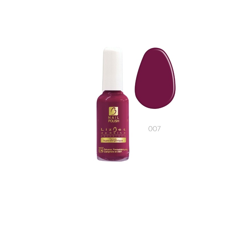Vernis 007 Lizbet 16ml hypoallergénique