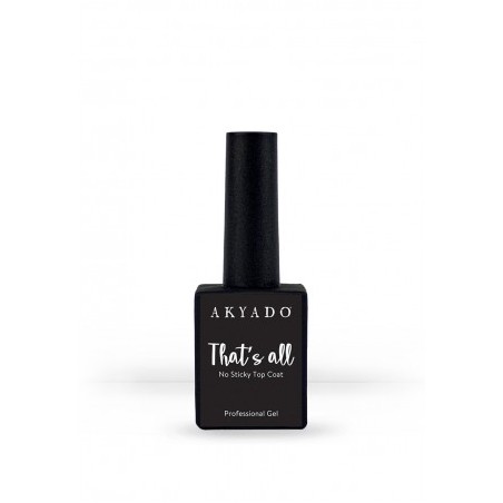 Finition That's all ! sans résidu très brillant