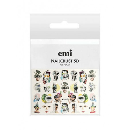 Sticker NC5D_30 Pop Art Nailcrust 5D E.Mi