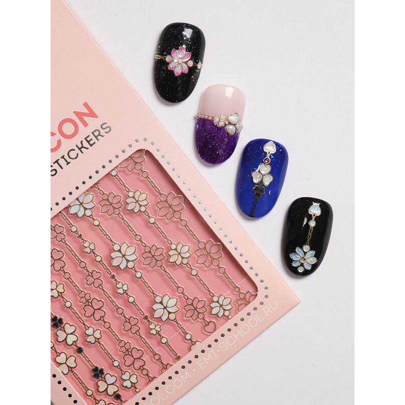 Sticker Charmicon 3D 154 Floral Art